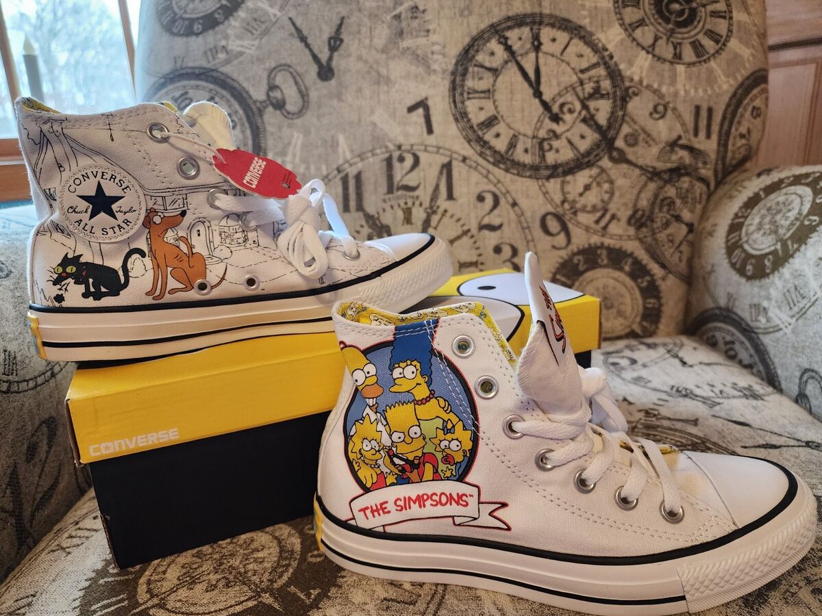 NEW Converse All Star The Simpsons 25th Anniversary Women 6 NEW Converse All Star The Simpsons 25th Anniversary Women 6