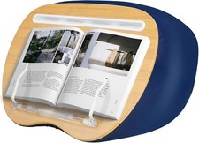 XL Beanbag Book Stand Lap Desk Pillow Holder for Bed Reading Laptop Tablet Use