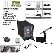 Saldatrice ad argon ad impulsi automatica 100W 220V saldatrice a punti con aghi 30pz