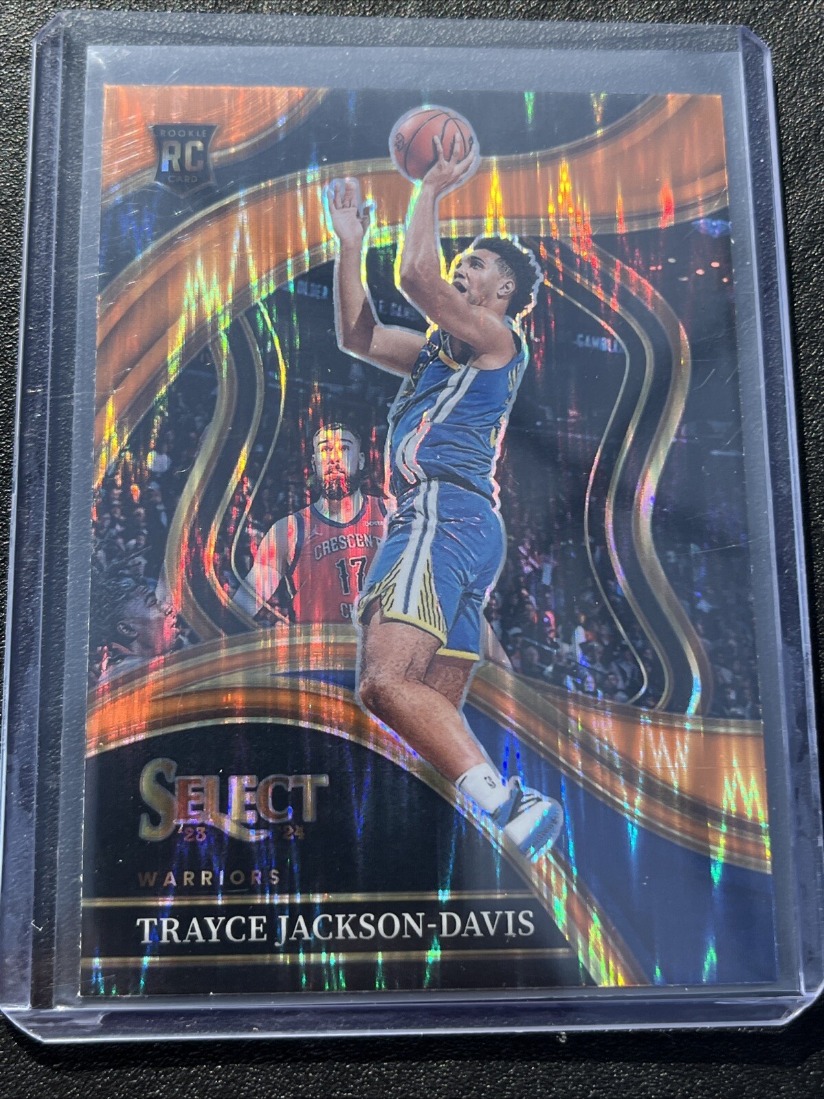 2023-24 Panini Select Trayce Jackson-Davis Orange Flash Courtside Rookie #278