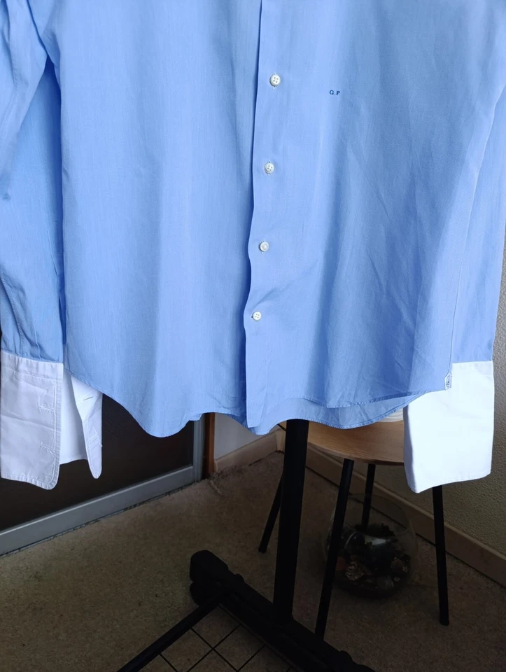 CAMICIA UOMO EMANUELE MAFFEIS IN COTONE CON GEMELLI - Immagine 4 di 4