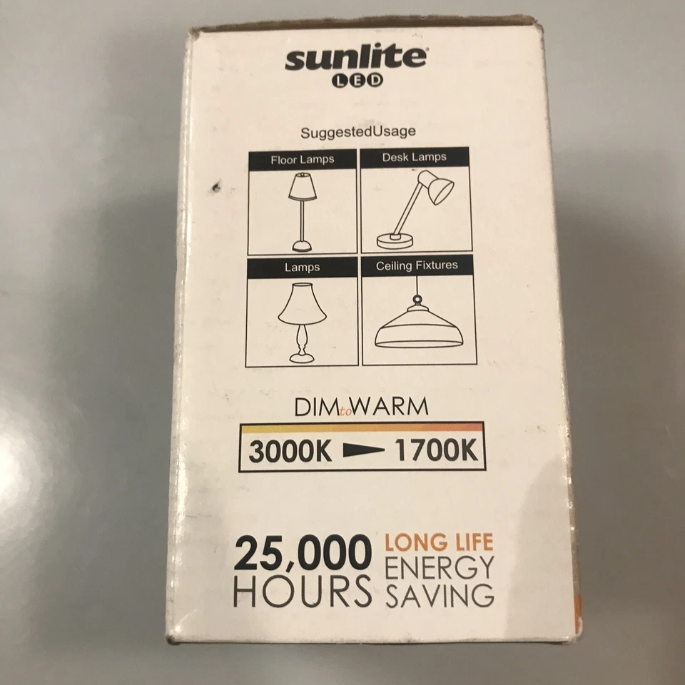 Sunlite  80505- BR20/LED/8W/DIM/WD/30-16K - Image 4 of 4