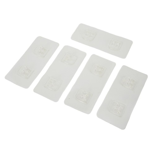 5x Estante de Pared Transparente Impermeable Adhesivo Estante/Gancho de Tornillo Adhesivo/Casa de Casa - Imagen 17 de 24