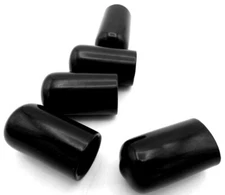 Round Hole Plug End Cap Covers 20 OD Sizes 1" Length Push On Pipe Pole Tube Bolt