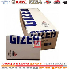 CARTINE GIZEH ORIGINAL CORTE DOPPIE BLUE LIBRETTO MAGNETICO SCATOLA DA 20 LIBRET