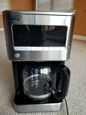 Braun BrewSense 12-Cup Stainless Steel 