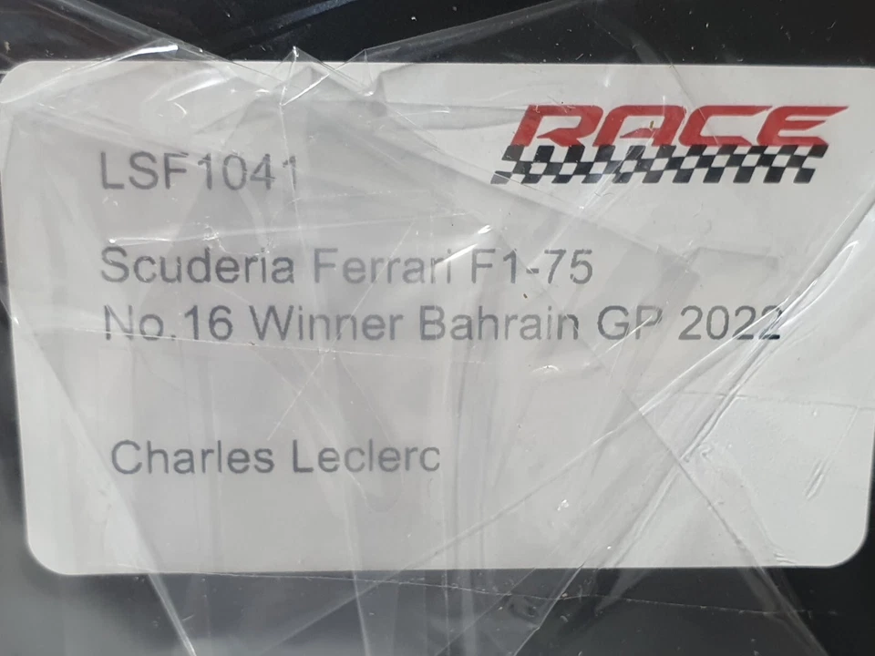 LOOKSMART - FERRARI - F1-75 TEAM SCUDERIA FERRARI N 16 WINNER BAHRAIN UR - Bild 3 von 4