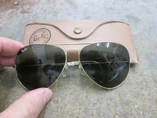 62 14mm VINTAGE B L RAY BAN L2846 ARISTA LARGE METAL II G15 AVIATOR SUNGLASSES