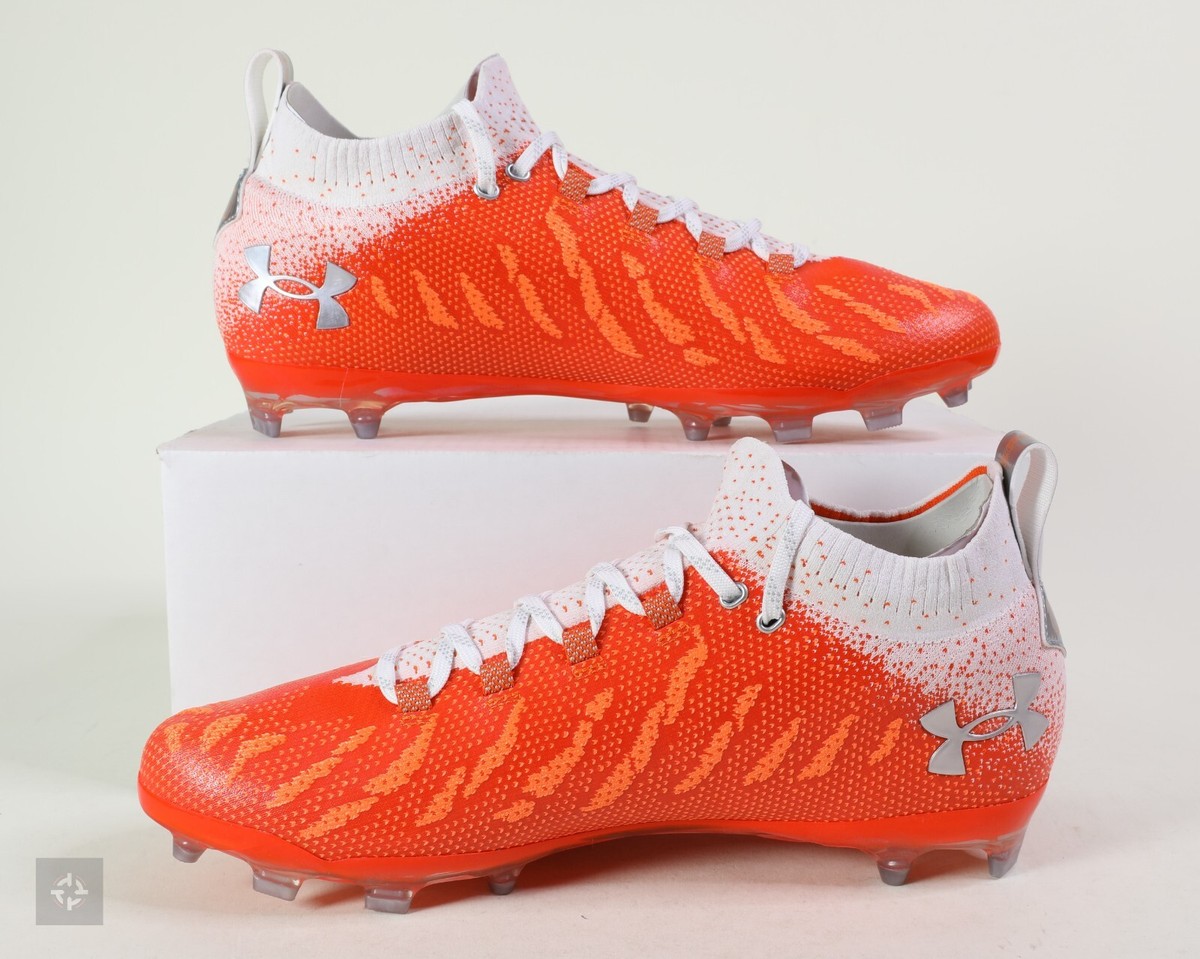 Under Armour Spotlight Lux MC Orange Football Cleats Size 12.5
