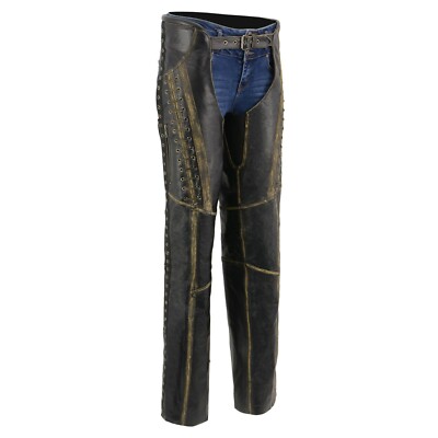 Milwaukee Leather 6527 Women's Lace Detail' Rubbed Seams