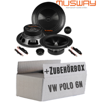 Musway Lautsprecher FüR Vw Polo 6N Front TüR Boxen Kfz System Pkw Auto Einbauset
