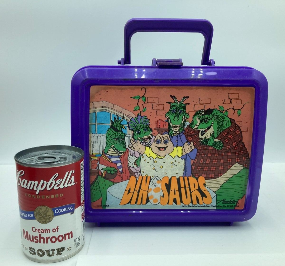 Purple Plastic Disney Dinosaurs Lunchbox Jim Hanson Aladdin | eBay