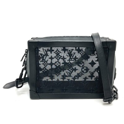 LOUIS VUITTON M53964 Monogram embroidery mesh Soft Trunk 2WAY