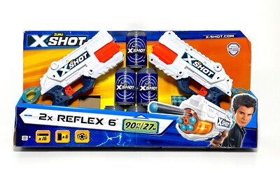 Zuru X-Shot Reflex 6 Dart Blaster 2-Pack Combo Pack