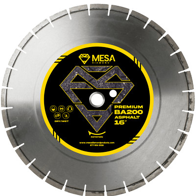 16 in 400mm Diamond Saw Blade for Asphalt / Green Concrete / Block MESA DIAMOND 
