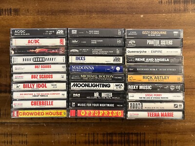  Choose Your Cassettes! $1.99 and Up! Cassettes From The 70s,80s,90s,2000s! 