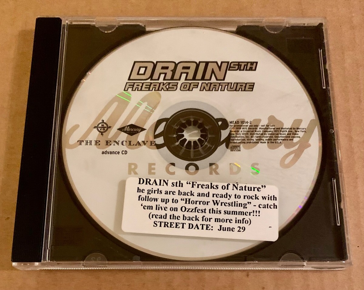 Advance Promo CD - Freaks Of Nature by Drain STH (1999) - 11 Songs