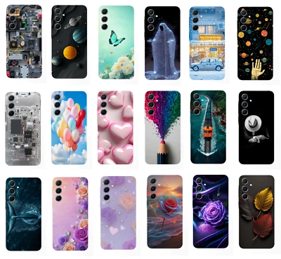 HXWAROOM Custodia Cover Per Samsung Galaxy A16 Silicone TPU Morbida Fantasia disegno