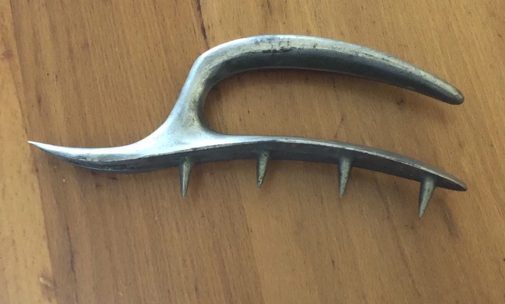Meat Tenderizer Holder Cast Aluminum Vintage Kitchen Gadgets Tools Japan