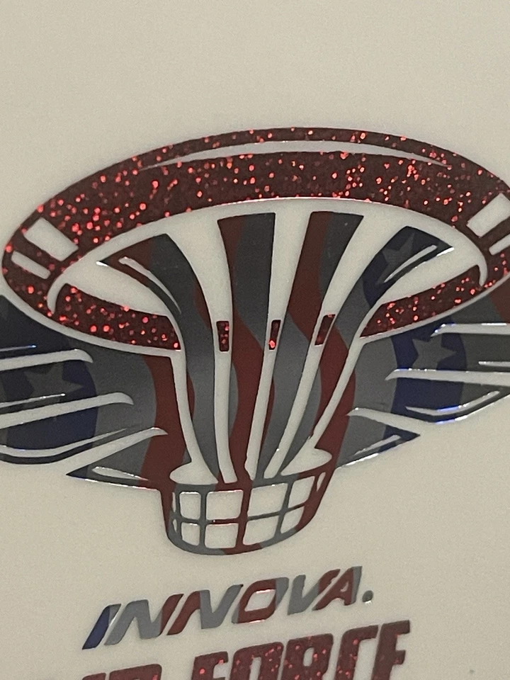2016 XXL Air Force Glow KC Pro Aviar 175g!!!  innova disc golf U.S.A. Flag/red - Image 4 of 4