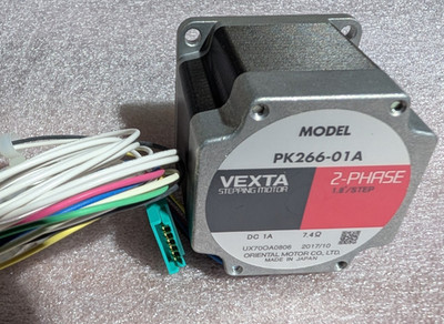 NEW Vexta Motor Oriental Motor PK266 - 01A - 2 Phase - DC 1A - 1.8 Deg - #P35