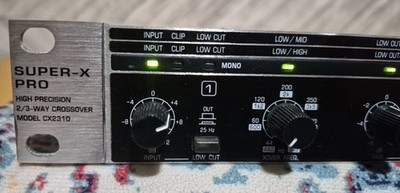 Behringer SUPER-X PRO CX2310 Stereo 2-Way/Mono 3-Way Crossover CG014XS