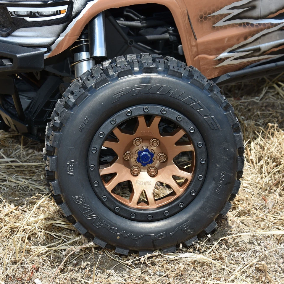 Pro-Line Badlands MX43 Pro-Loc Tires F/R 24mm Bro/Blk Impulse Wheels (4): X-MAXX - Image 4 of 4