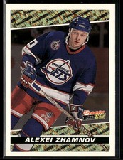 1993-94 Topps Premier #8 Alexei Zhamnov Black Gold Hockey Card 1001E