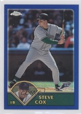 2003 Topps Chrome Refractor 8/699 Steve Cox #114 2u3