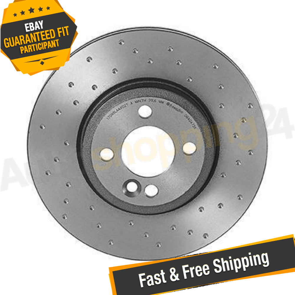 Brembo 09A0473X Drums and Rotors - Disc Brake Rotor, Front for