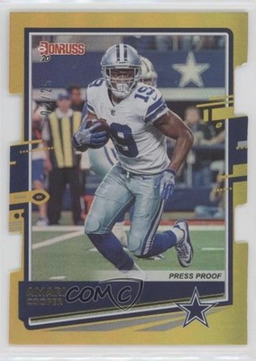 2020 Panini Donruss Press Proof Gold Die-Cut 2/25 Amari Cooper #81 07rd