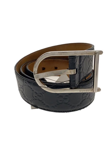 GUCCI Men's Leather Belt in Black 245868