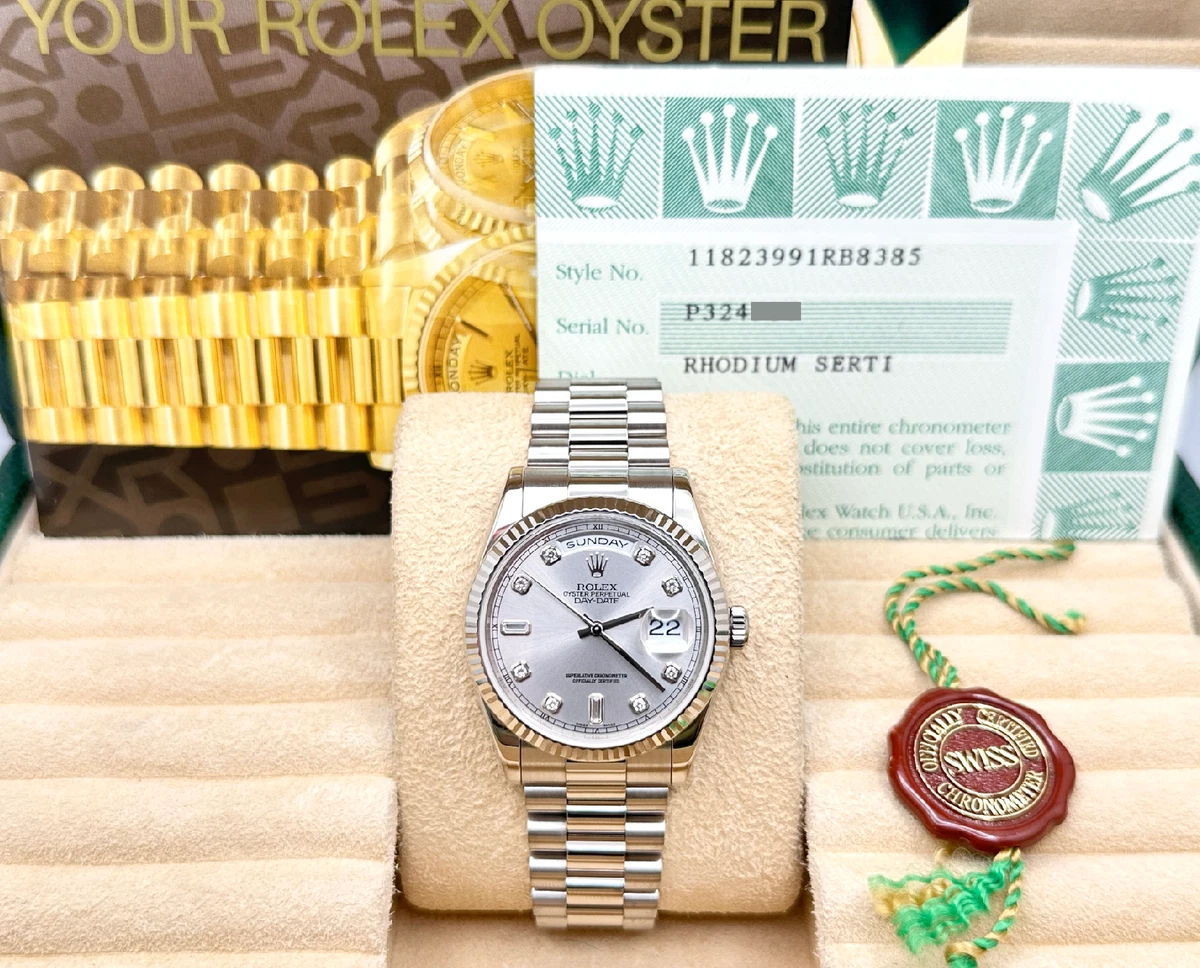 Rolex Day Date 118239 for sale | eBay