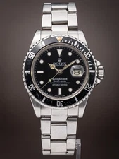 Vintage Rolex Submariner 16800 w/Oyster Flip-Lock Band w/Ebay Card, Extra Band!