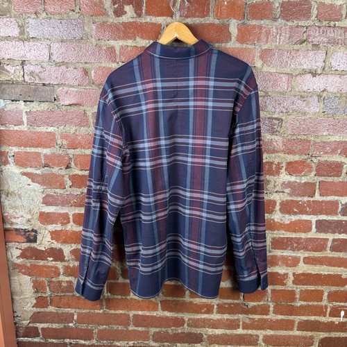 Lululemon Athletica Shirt Mens XL Blue Plaid Long Sleeve Button Up Mason's Peak - Bild 4 von 4