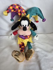 Mouseketoys Goofy Jester Mini Bean Bag Plush. Both Shoes Are Peeling.