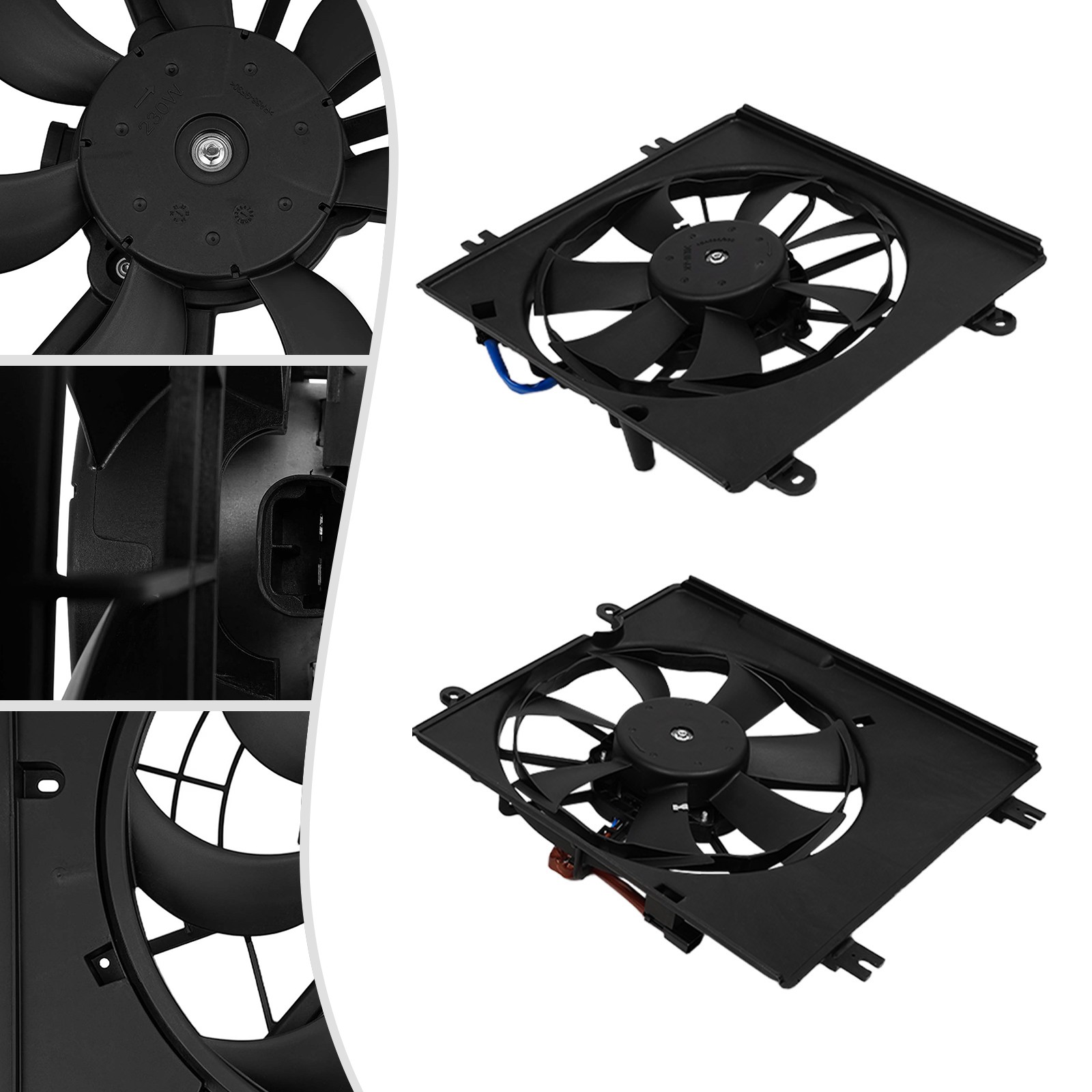 Left& Right Side Cooling Fan Radiator Cooling Fan For 2023-25 Acura Integra 1.5L