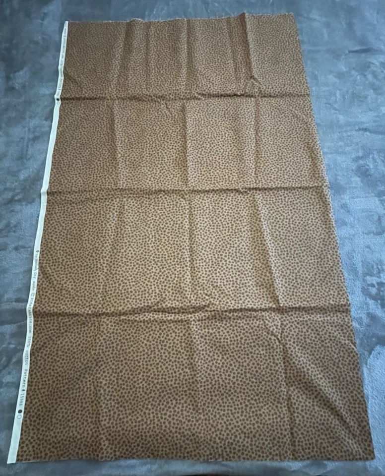 9 by Sanae for Moda Pebble Brown on Brown Cotton Fabric 1 Yard x 44 Wide - Image 2 of 4