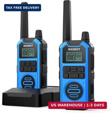 Walkie Talkies Long Range, 2Watt, IP67 Waterproof Floating 2 Way Radio, Heav