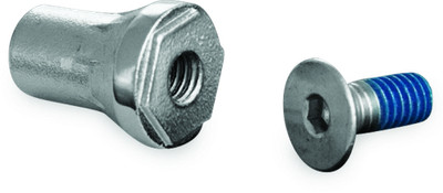 KURYAKYN - Replacement Tapered Peg Mount w/ Screw Chrome | 4376