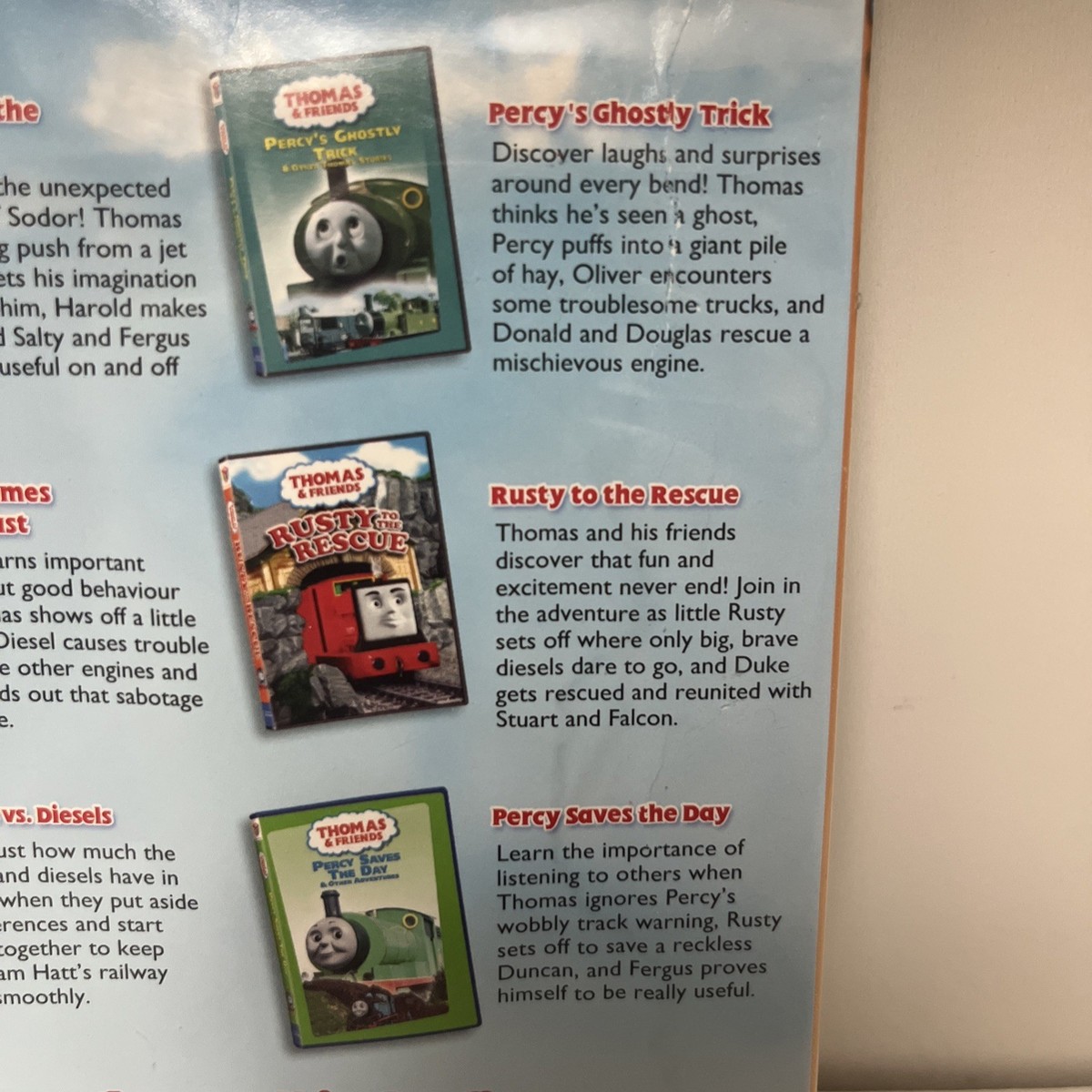 Thomas & Friends Adventure On The Tracks DVD Good Condition 6 Disc