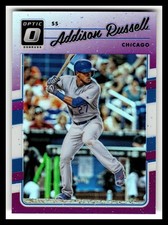 2017 Donruss Optic #80 Addison Russell Pink