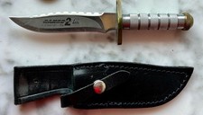 RAMBO 2 COPYRIGHT SLY ORIGINALE INDIANA STAINLESS FODERO PELLE COLLEZIONE FILM