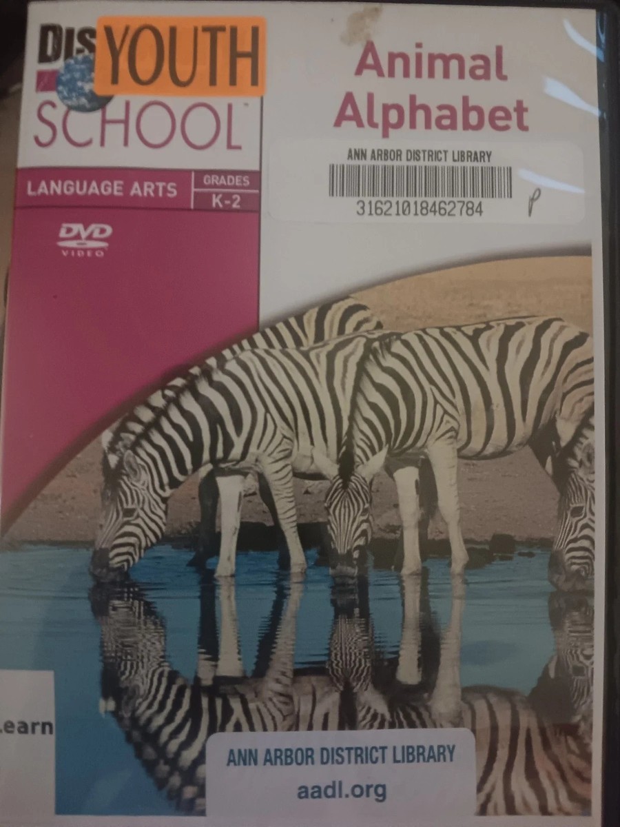 Animal Alphabet (DVD) Discovery School Language Arts Grades K-2