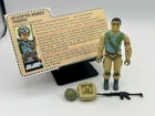 Vintage GI Joe 1983 Airborne 100% Complete w/ Red Back Mail Away Filecard
