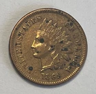 1869 Indian Head Cent - Better Date, High Grade Penny; Y083