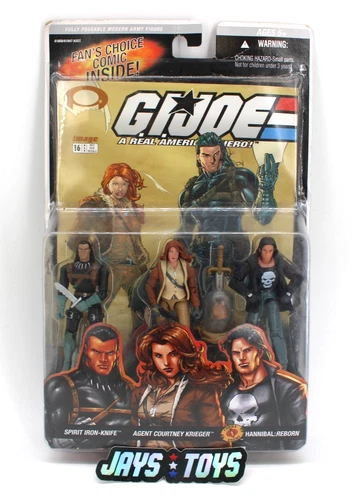 G.I. Joe Spirit Iron-Knife Agent Courtney Krieger Hannibal:Reborn Set Hasbro New