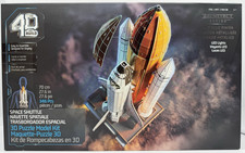 Space Shuttle 3D Puzzle Model Kit 2025 346 Pcs LED Lights New Sealed Box