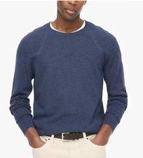 J.Crew Factory Seed-stitch Crewneck Lightweight Sweater Men's XL Blue NWT