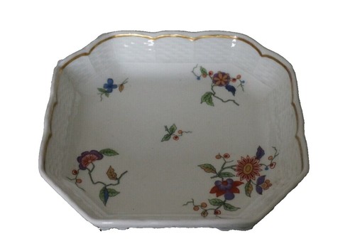 Richard Ginori - nosuke RICHARD GINORI :: 4 1/2” HANDLED SHELL NUT DISH “Rose Floral